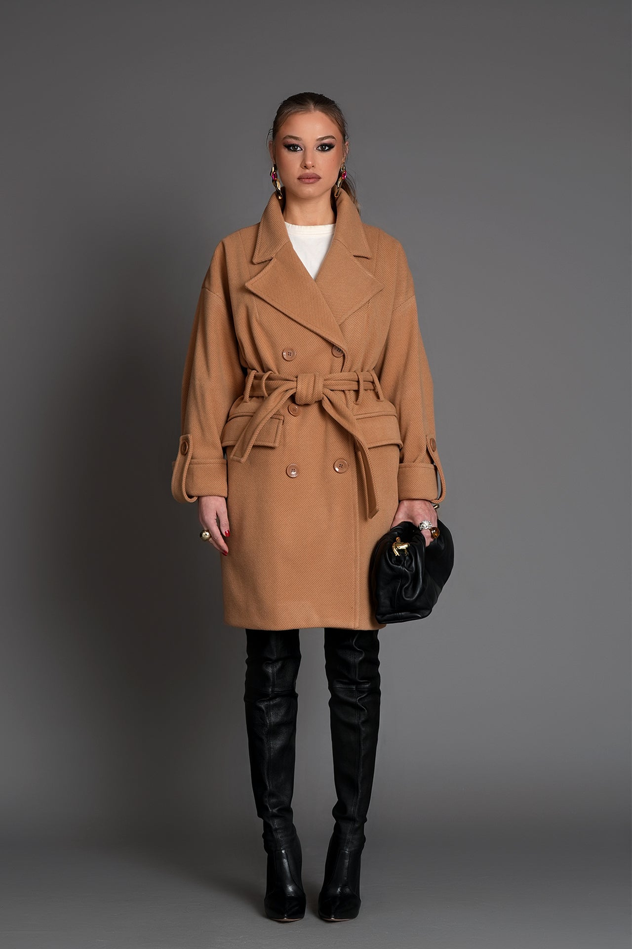 Gloria in Warm Caramel coat